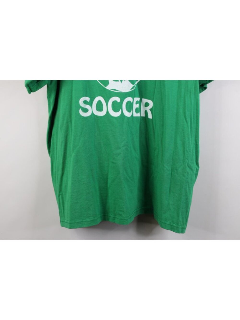 Vintage 90s Mens XL Faded Friends School Soccer Short Sleeve Jersey T-Shirt - Picture 3 of 13